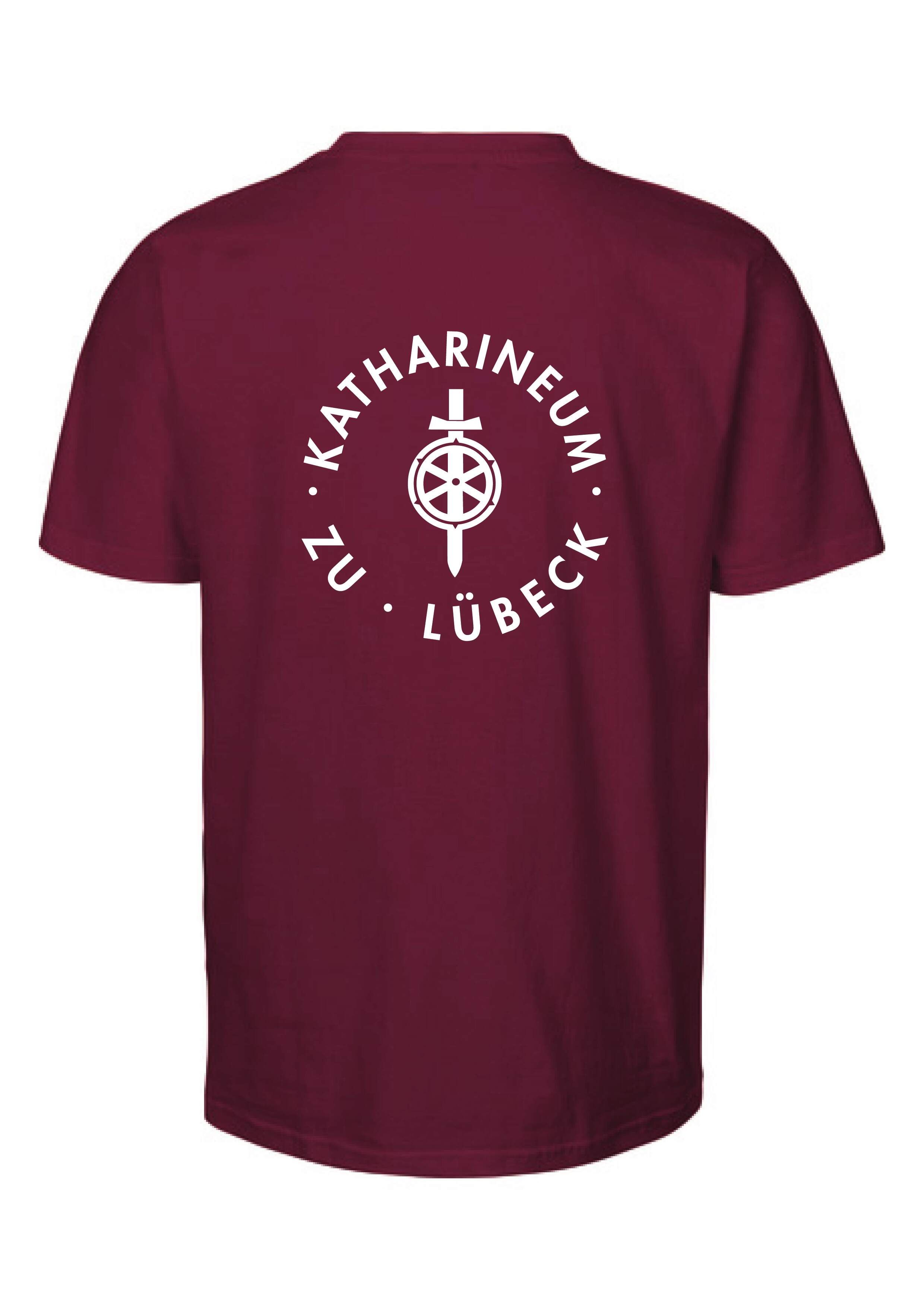 Katharineum T-Shirt MDXXXI Bordeaux, Rückseite