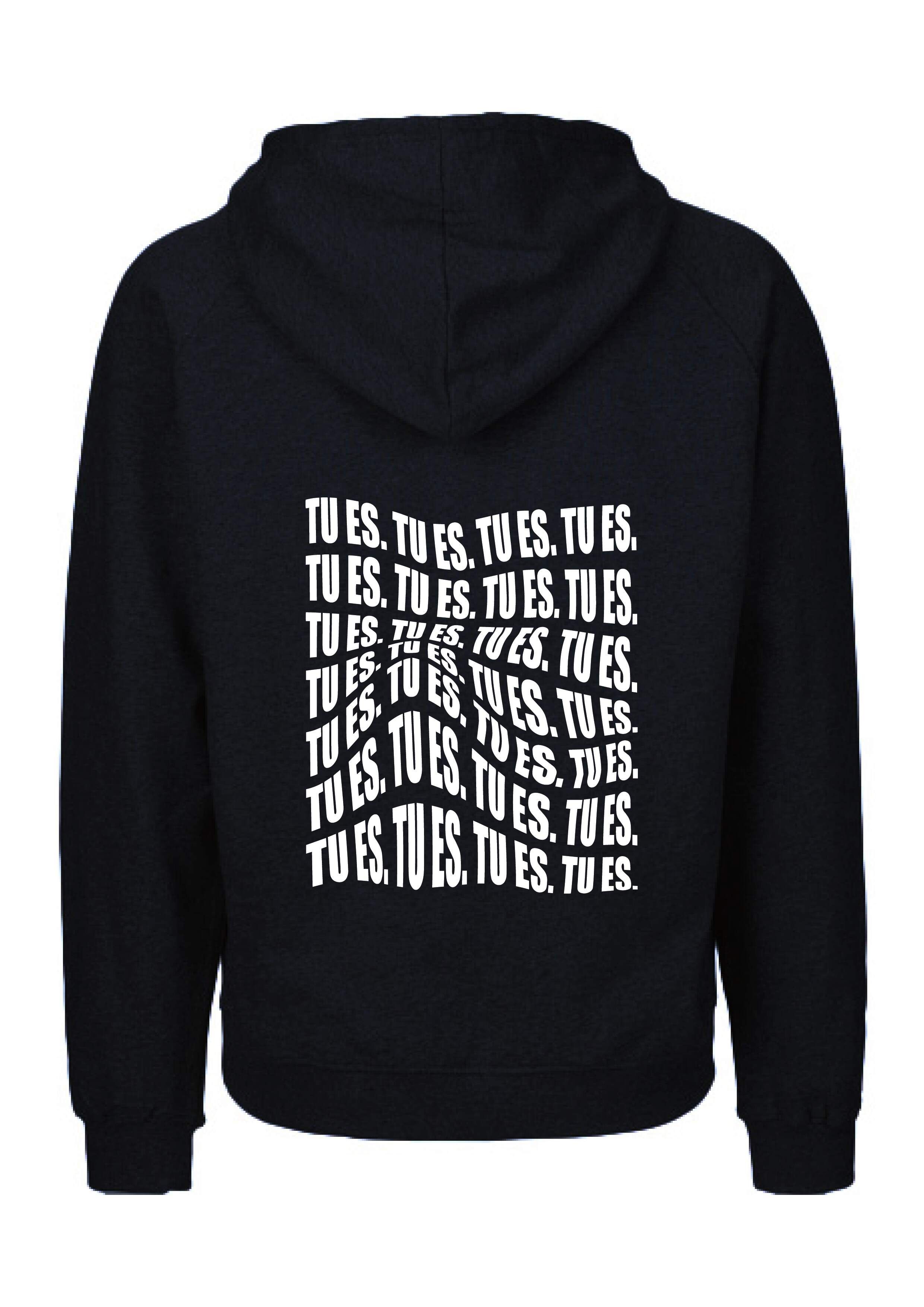 Katharineum Hoodie TU ES Navyblau, Rückseite