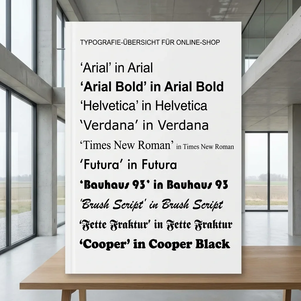 Schriften-Übersicht Klebezahlen