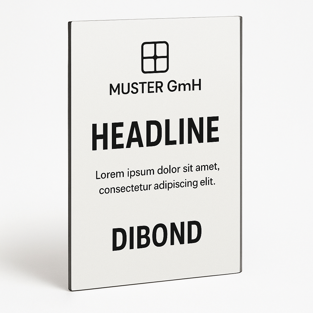 Schild/Platte – Dibond – 200,0 x 100,0 cm – Ansicht 3