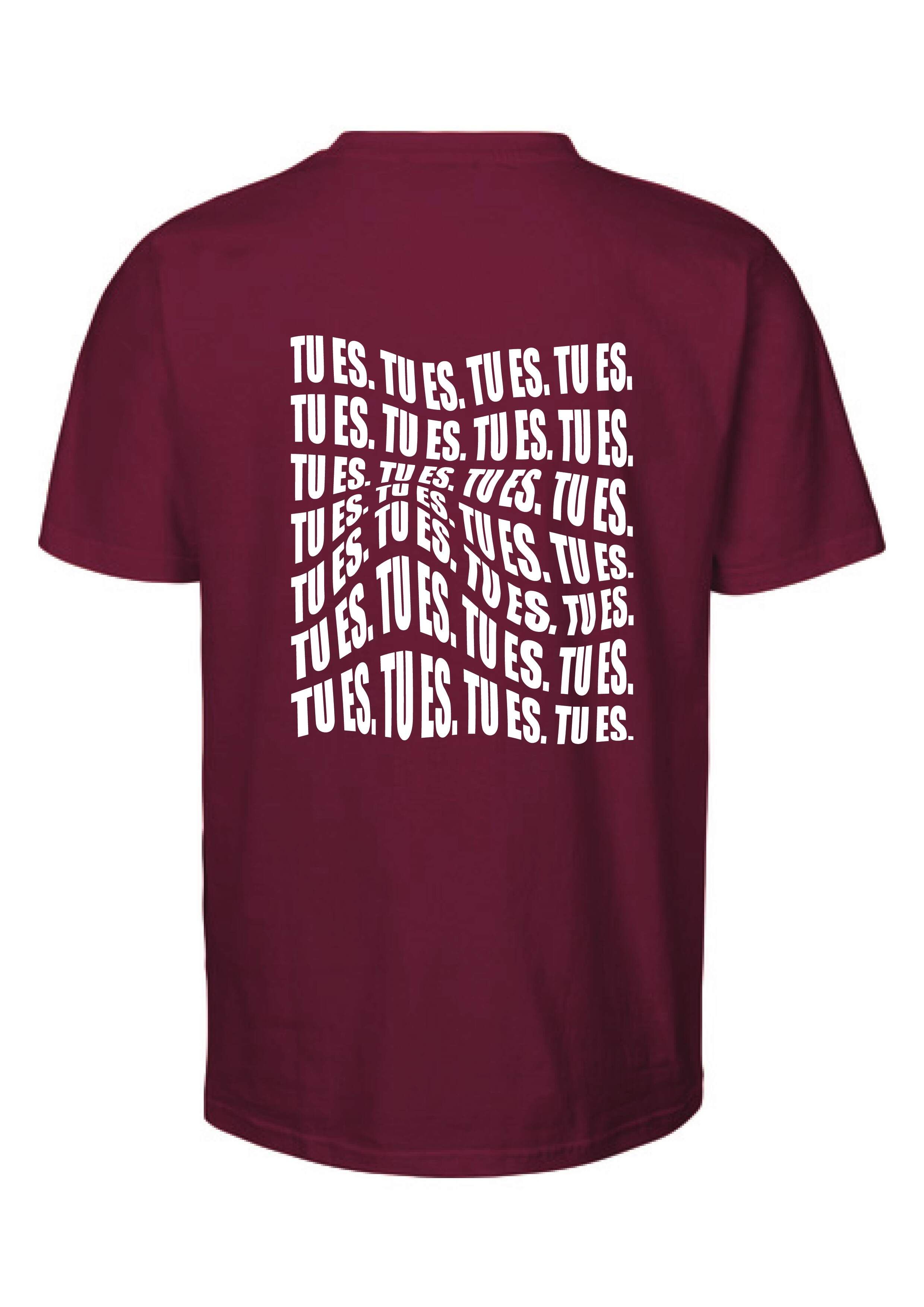 Katharineum T-Shirt TU ES Bordeaux, Rückseite