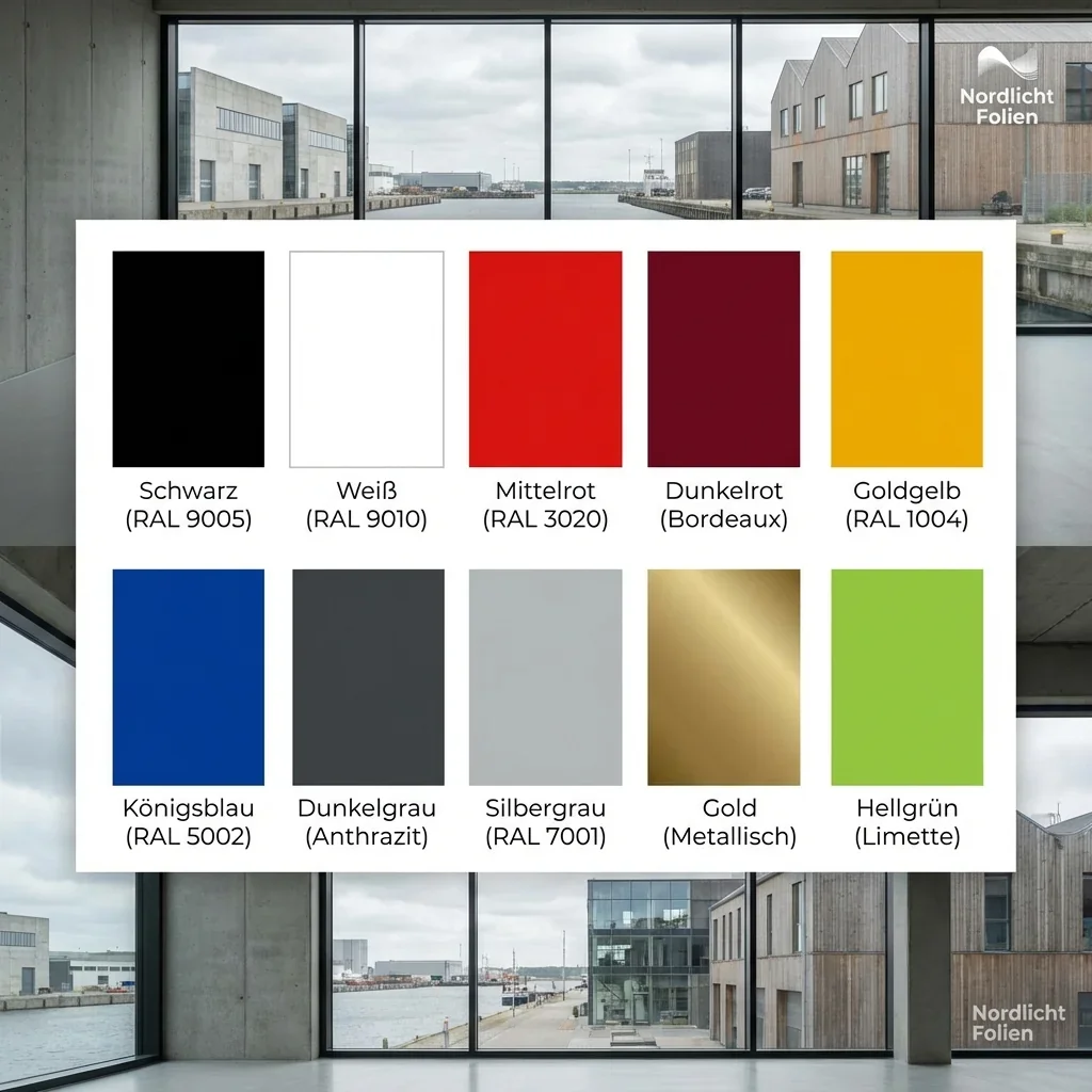 Farben-Übersicht Plotterfolien