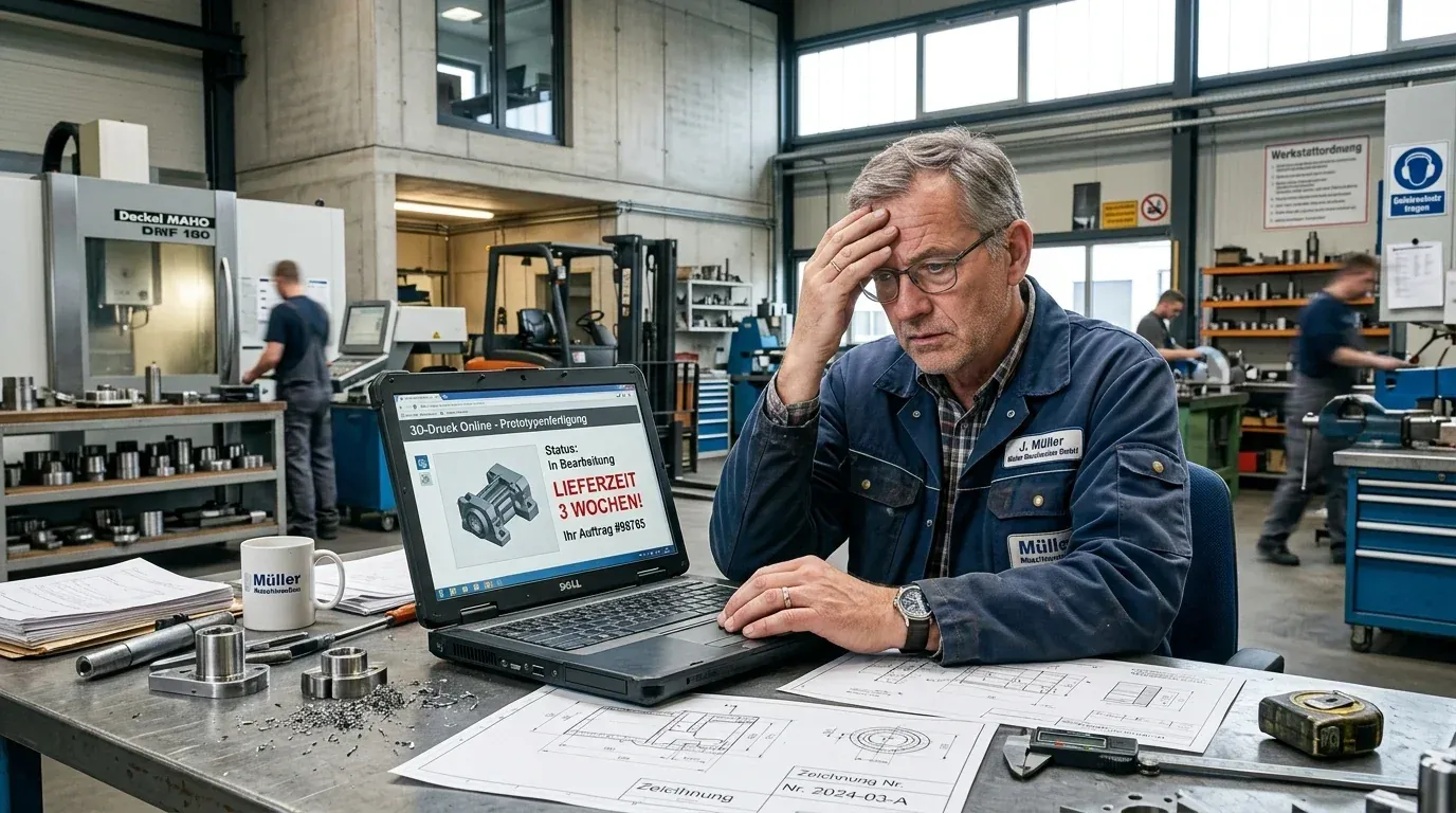 Wann ein 3D-Druck-Auftrag bei Hinzke besser ist als der Online-Marketplace