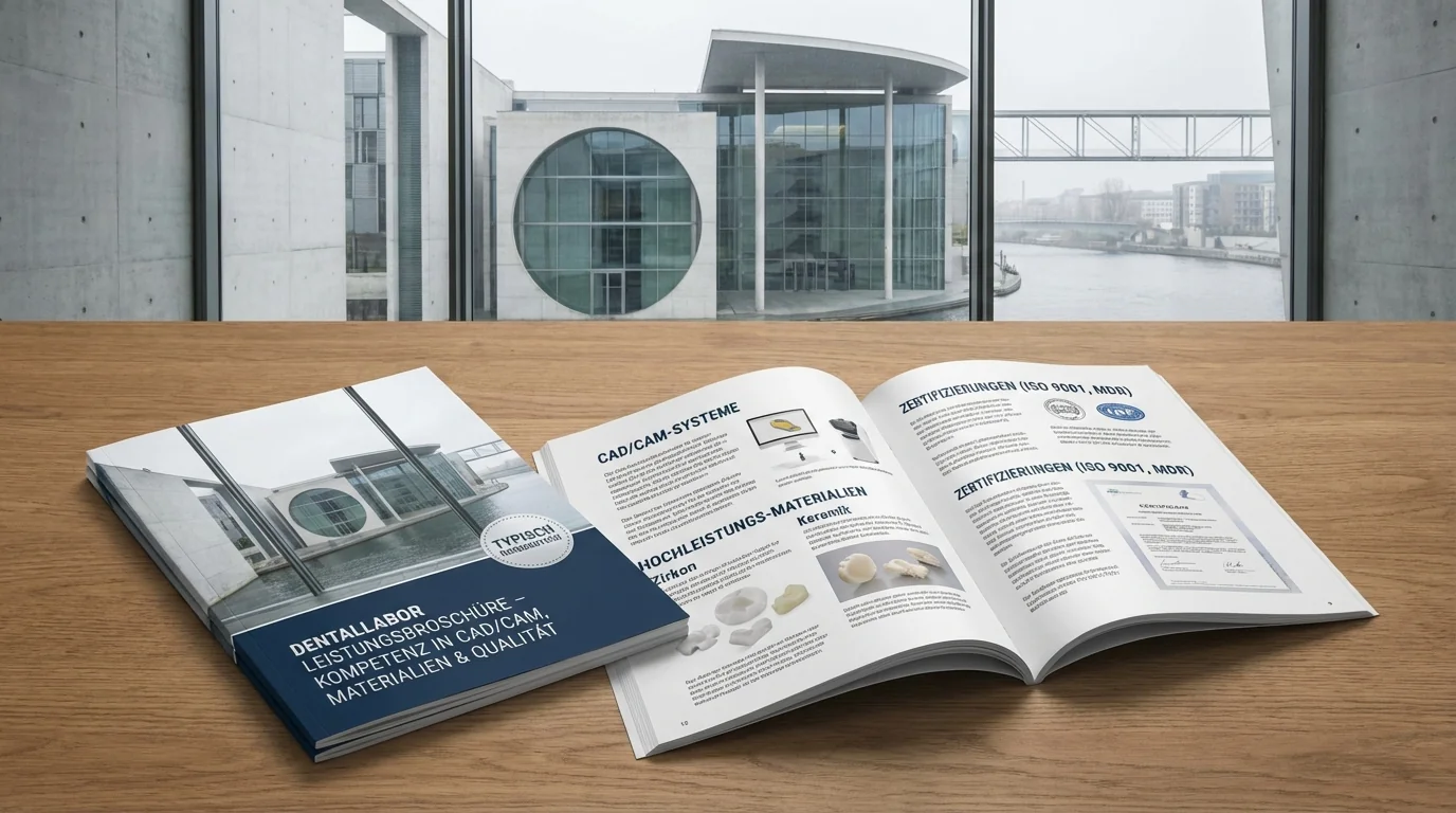 Imagebroschüre für Dentallabore