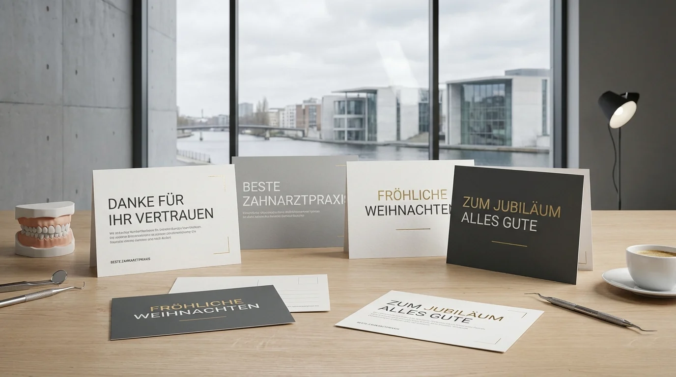 Postkarten für Dentallabore
