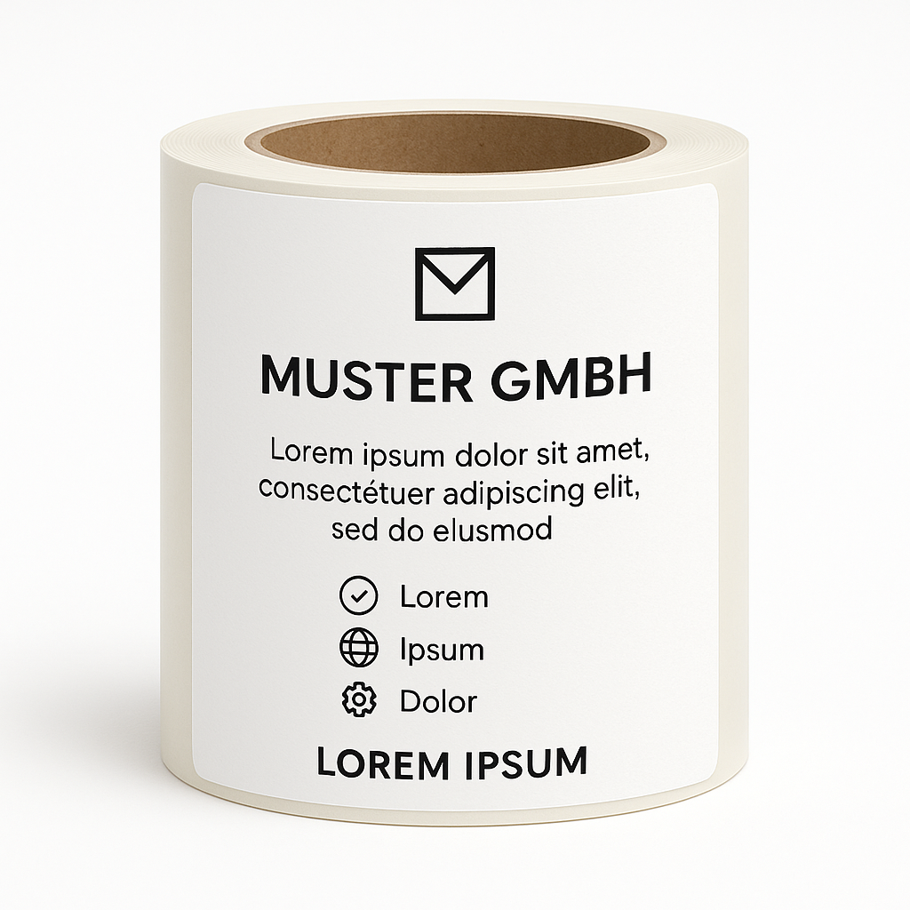 Etikett – Rolle – 52,5 x 8,0 cm – Ansicht 1
