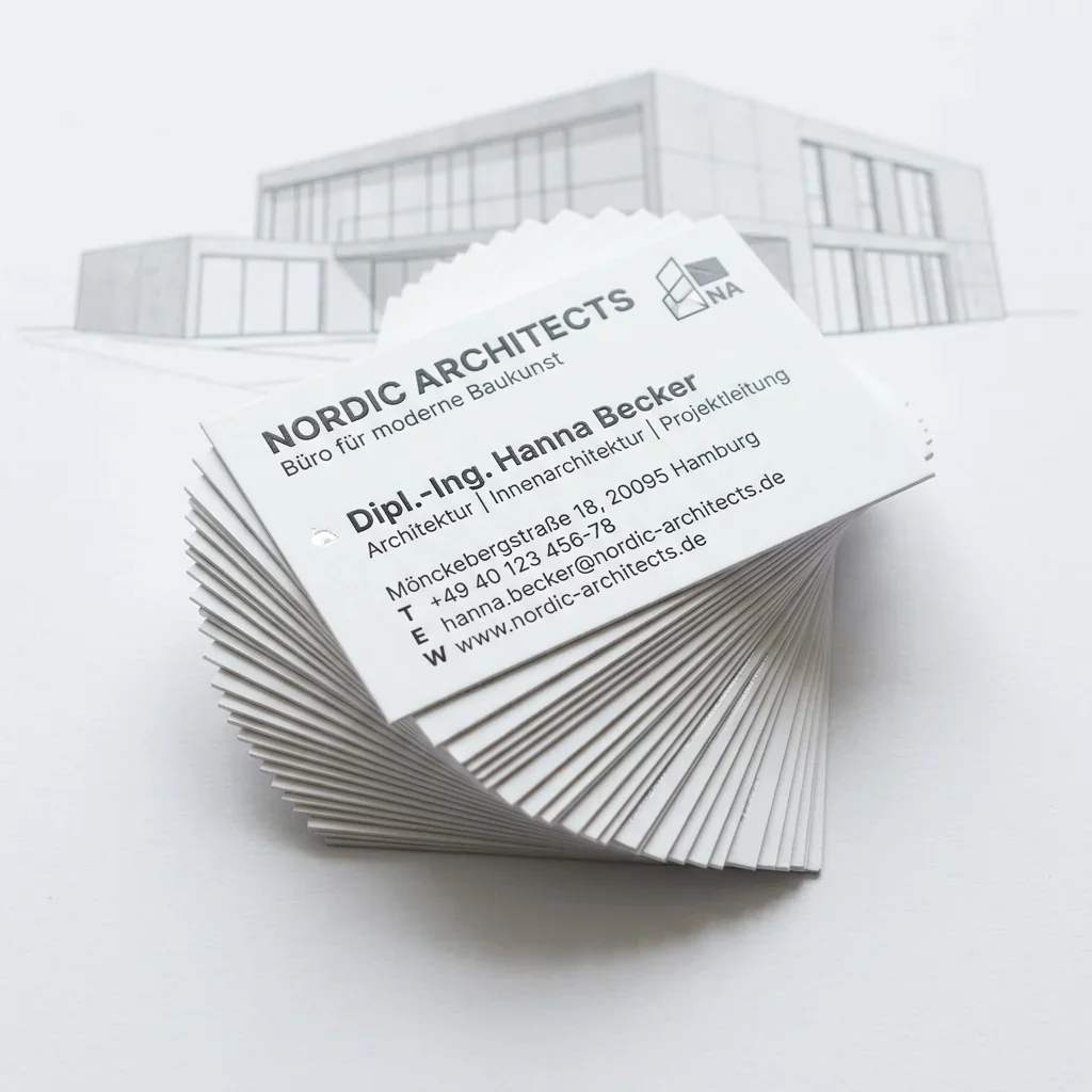 Visitenkarten -- Druckerei Hinzke