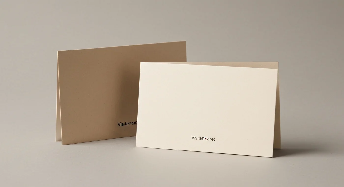 Visitenkarten recyclingpapier