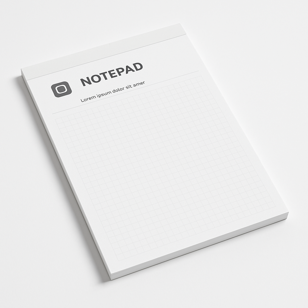 Block/Schreibblock – DIN A4 QUER – 80g – Ansicht 2