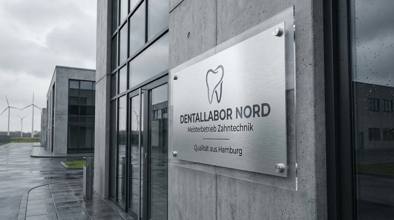 Firmenschild Dentallabor