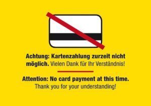 UPDATE: EC-Karten Gerät ist wieder einsatzbereit! UPDATE: EC-Karten Gerät ist wieder einsatzbereit!